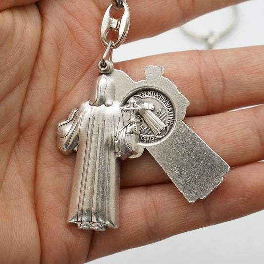 Saint Benedict Openable Keychain