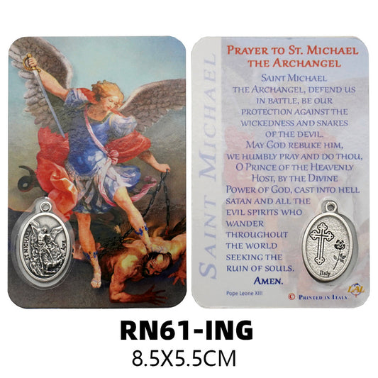Prayer Card with Medal Amen Artisan