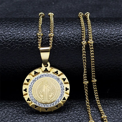 Amen Artisan Saint Benedict Medal Pendant