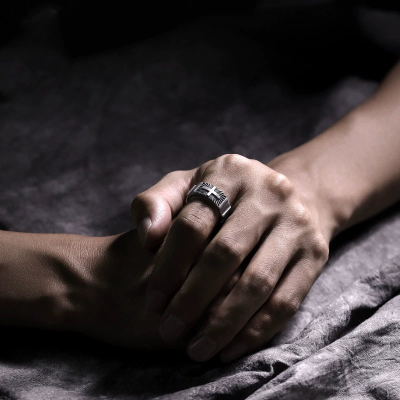 $0.99 Deal Joshua 1:9 Fearless Cross Ring