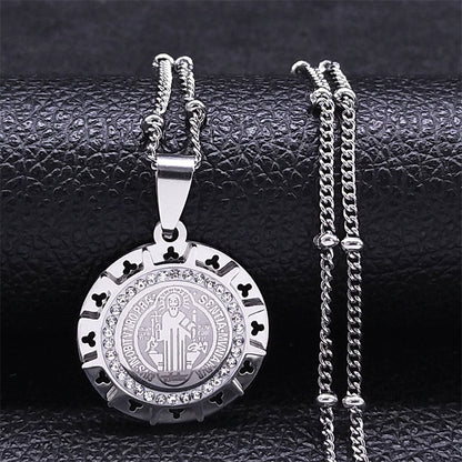 Amen Artisan Saint Benedict Medal Pendant