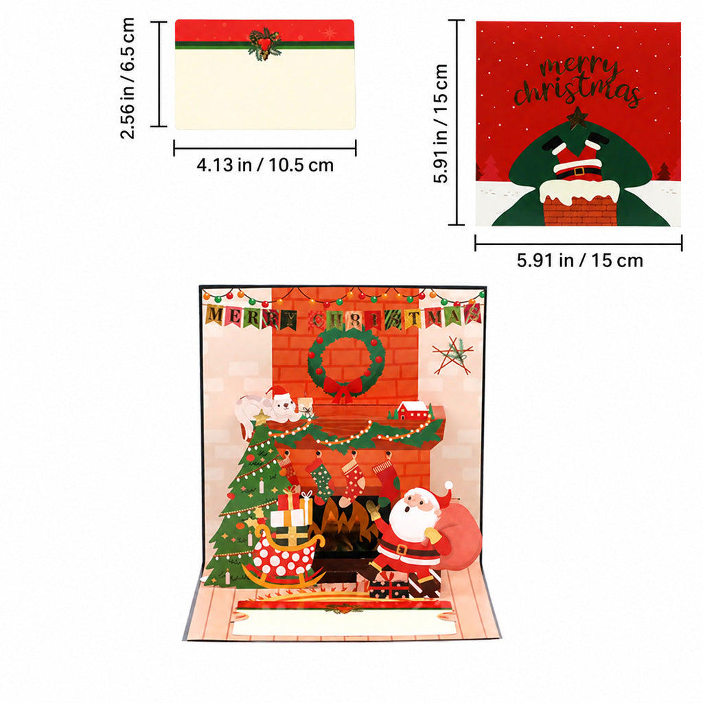 3D Pop-Up Christmas Card