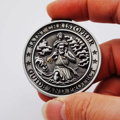 Saint Christopher Car Visor Clip Amen Artisan