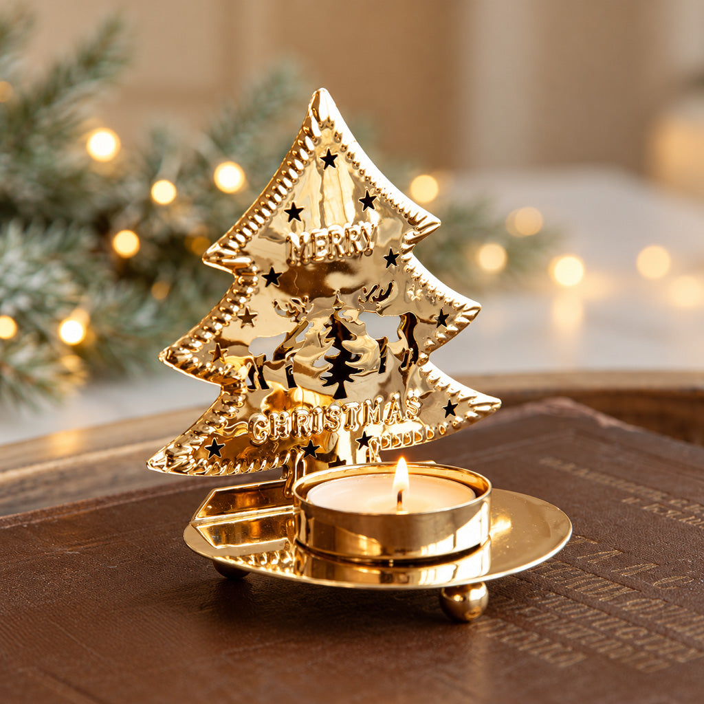 Merry Christmas Candle Holder
