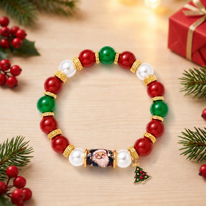 Christmas Tree Charm Bracelet