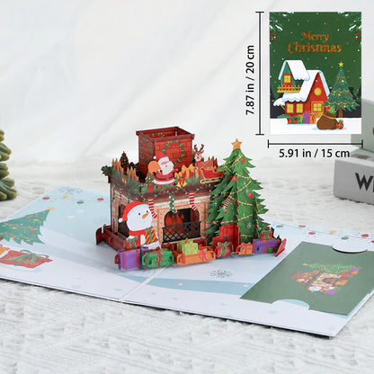 3D Pop-Up Christmas Card