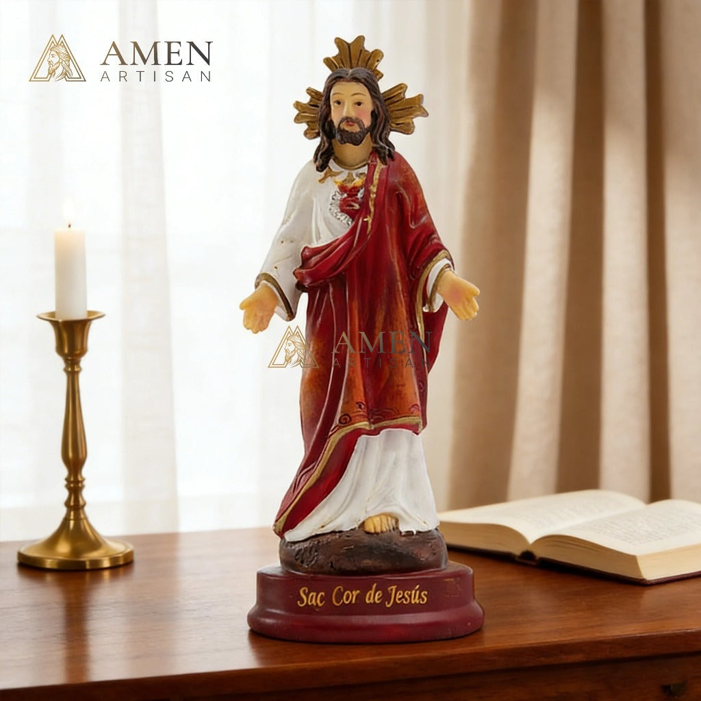 Sacred Heart of Jesus Statue Amen Artisan