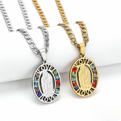 Our Lady of Guadalupe Medal Necklace