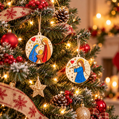 【DEAL TODAY】Holy Family Christmas Tree Ornament