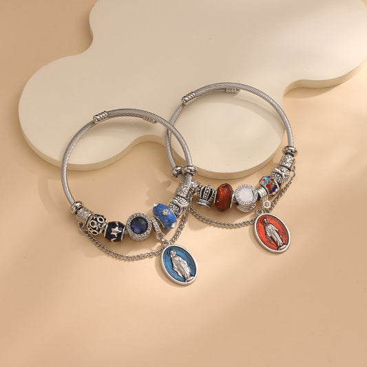 $0.99 Deal - Micro Diamond Our Lady Bracelet