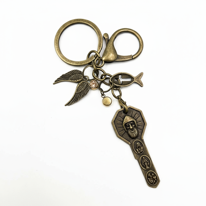 Remember Me Birthstone Saint Keychain Ornament