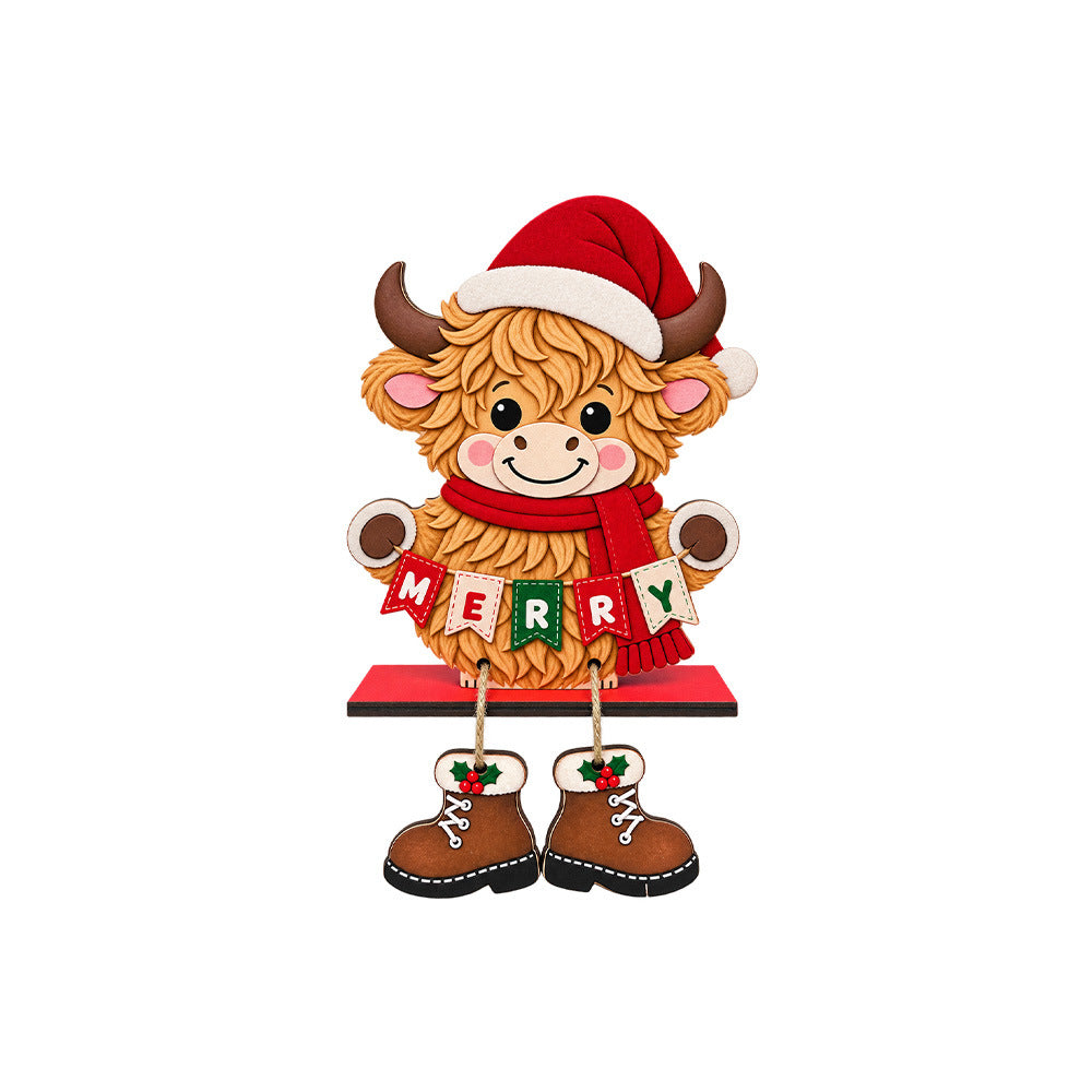 The Merry Christmas Crew — Wooden Shelf Sitters | Amen Artisian