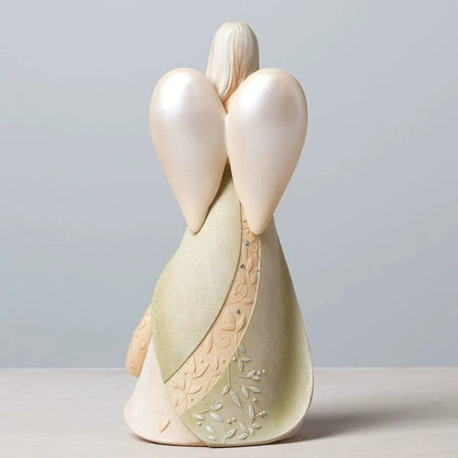 Angel Sculpture Ornament | Soothing Guardian Decor, Heartwarming Home Accent