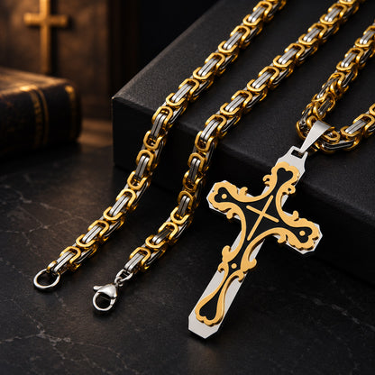 Ornate Cross Necklace