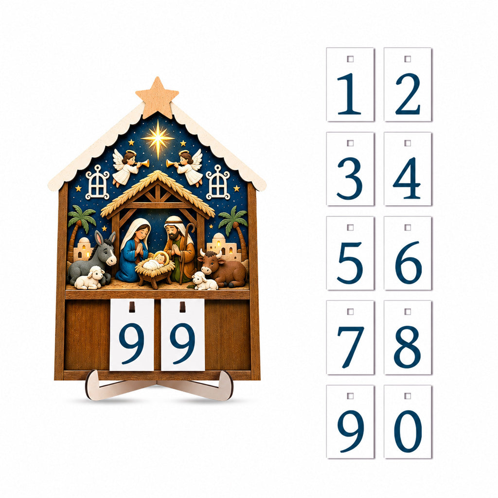 Nativity Christmas Countdown Calendar