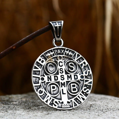 Saint Benedict Pendant Necklace Amen Artisan