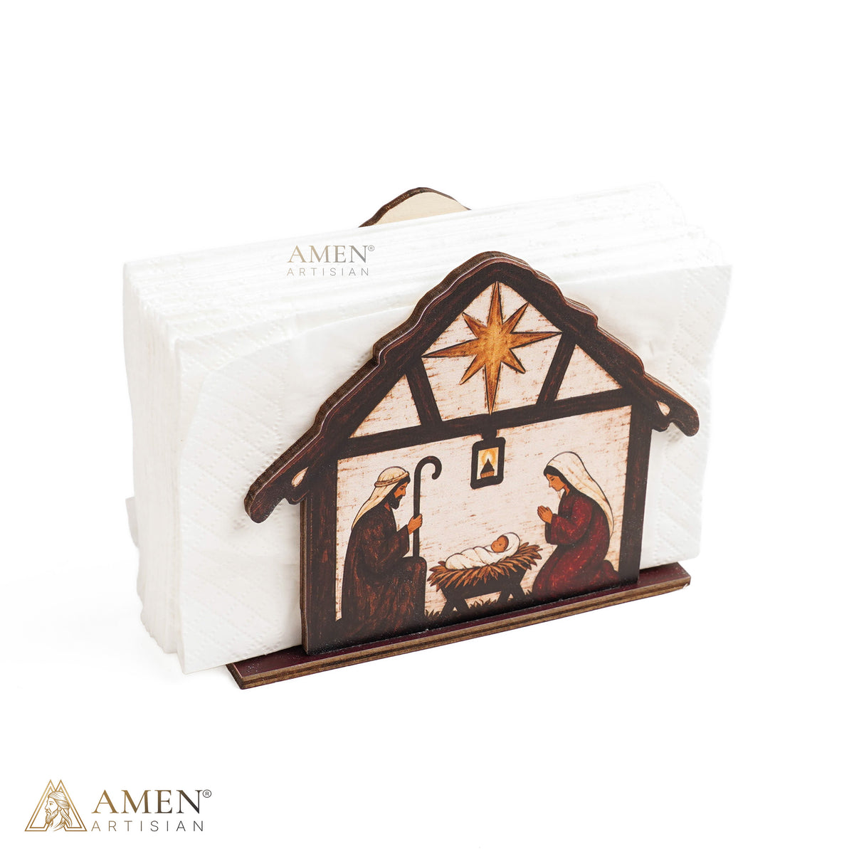 Christmas Nativity Napkin Holder
