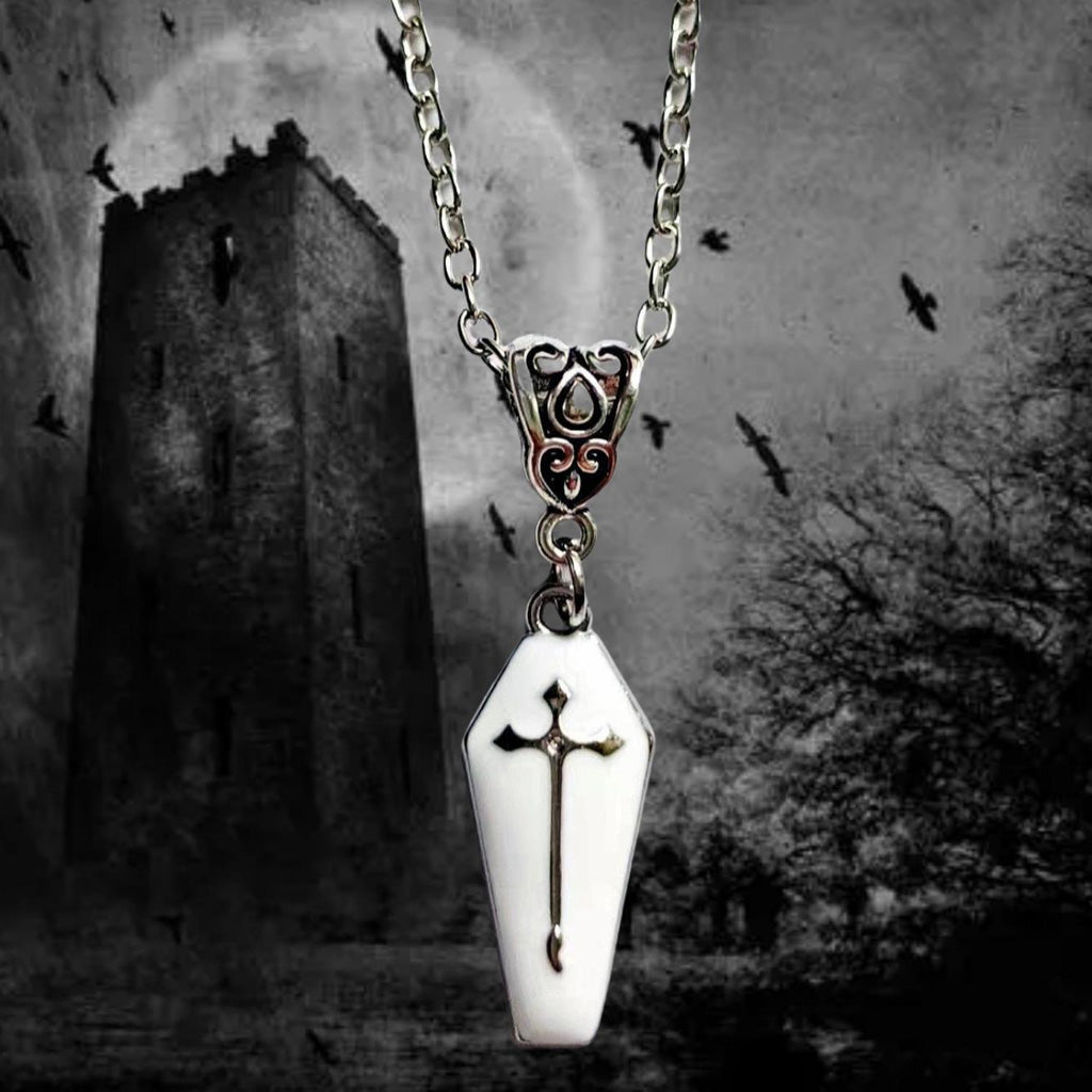 Halloween Gothic Coffin Necklace