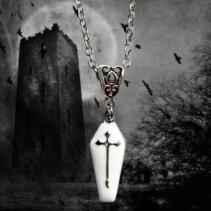 Halloween Gothic Coffin Necklace