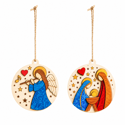 【DEAL TODAY】Holy Family Christmas Tree Ornament