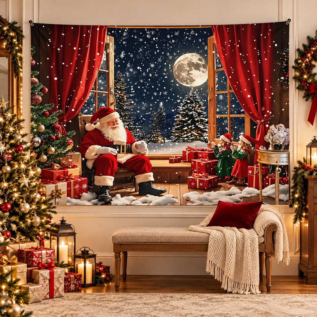 Christmas Nativity Scene Backdrop