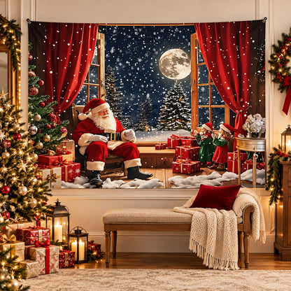 Christmas Nativity Scene Backdrop