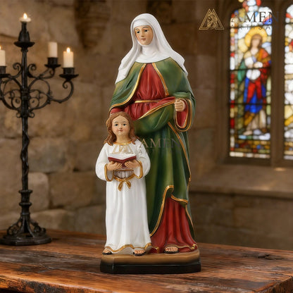 Virgin Mary with Child Statue Amen Artisan