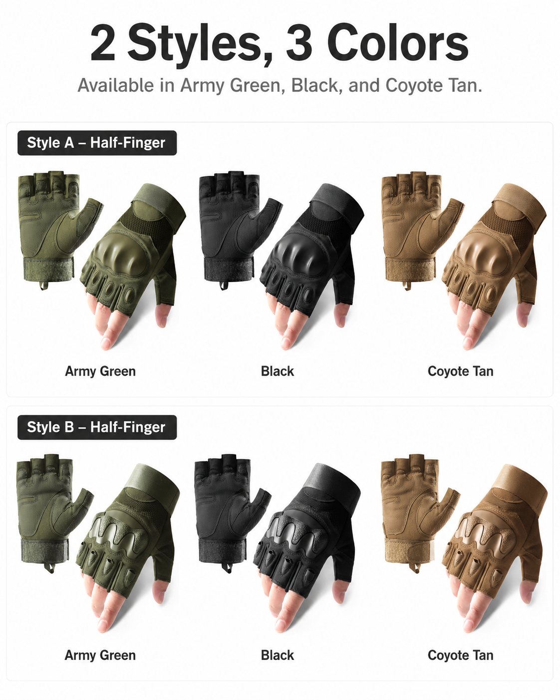 Built for Grip and Movement — Full-Finger Tactical Gloves | Amen Artisan