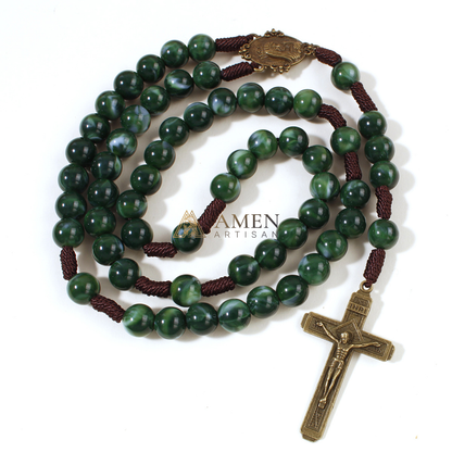 Our Lady Crucifix Pendant Rosary Amen Artisan