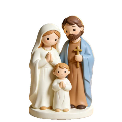 Little Holy Family Prayer Figurine — A Reminder to Pray for Those You Love | Amen Artisian