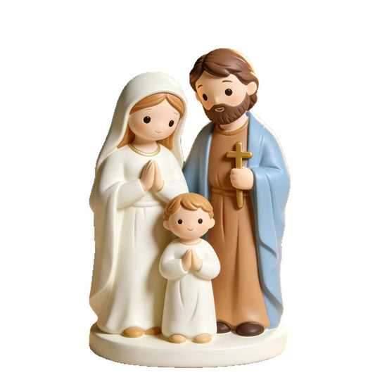 【DEAL TODAY】Little Holy Family Prayer Figurine — A Reminder to Pray for Those You Love | Amen Artisian