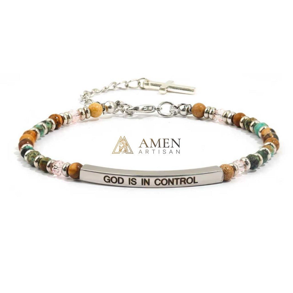 crucifix and Miraculous Medal Bracelet