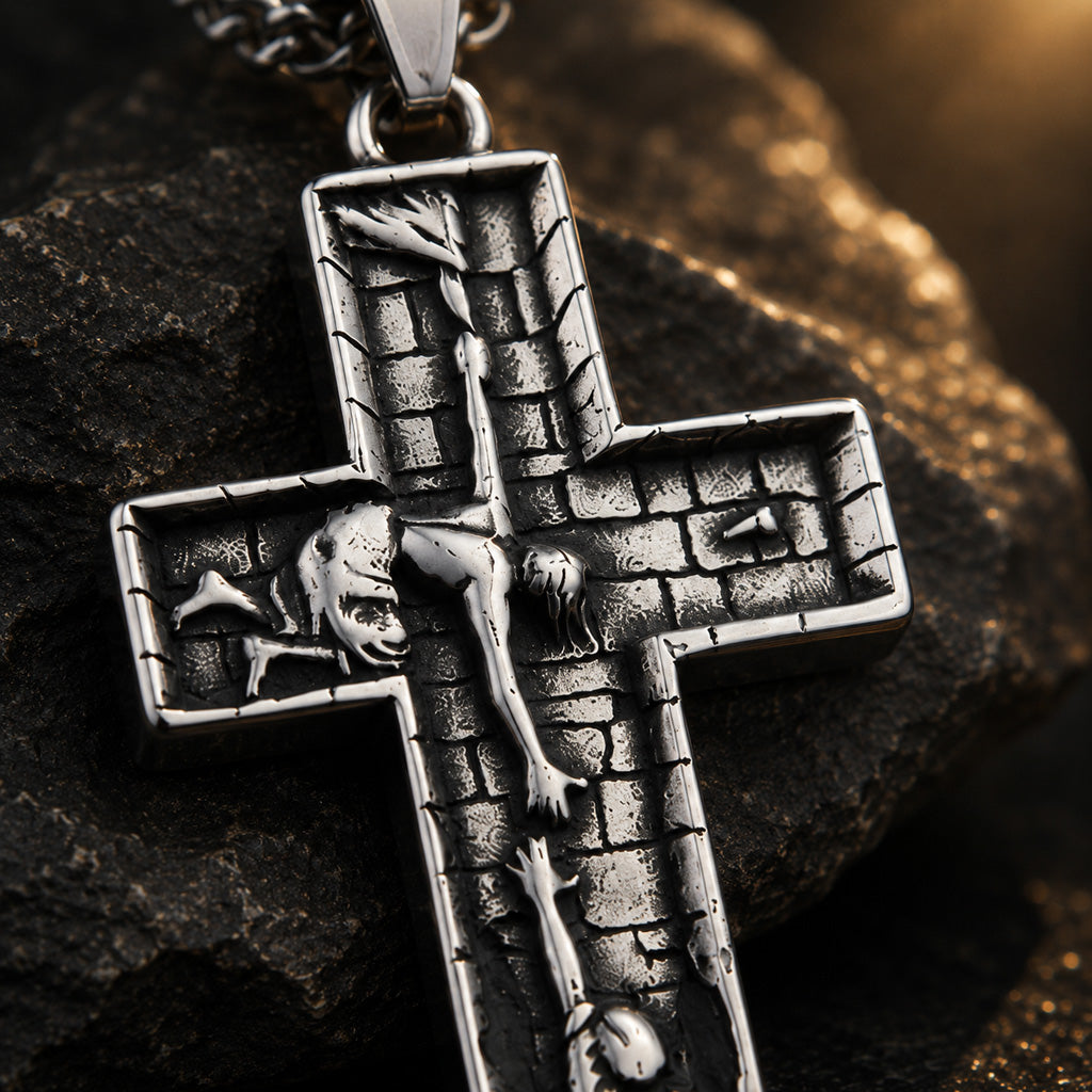 【Deal Today】Vintage Cross Pendant Necklace | Amen Artisan