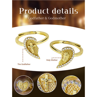 Sacred Heart Unity Rings Amen Artisan