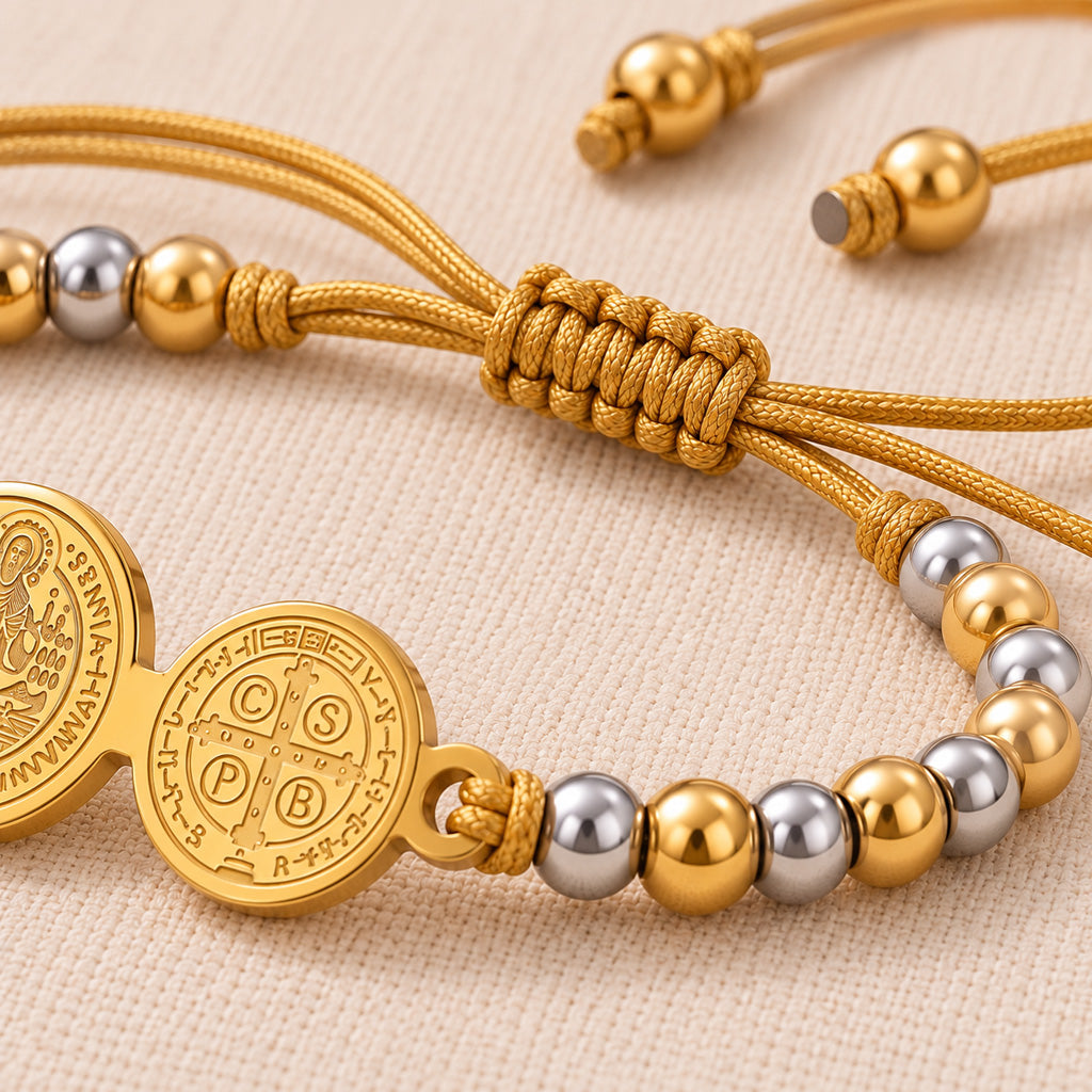 Adjustable St. Benedict Bracelet | Amen Artisian