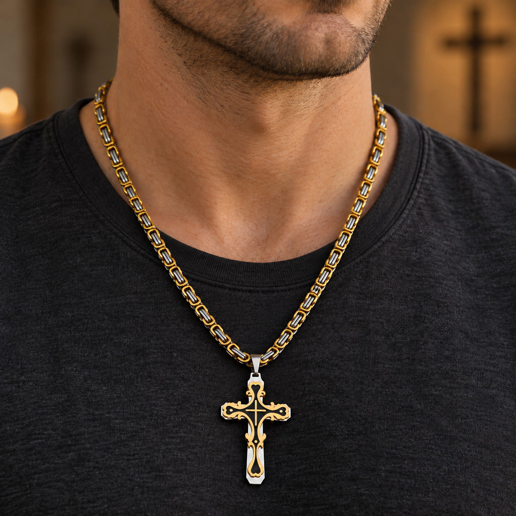 Ornate Cross Necklace