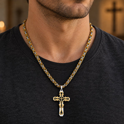Ornate Cross Necklace