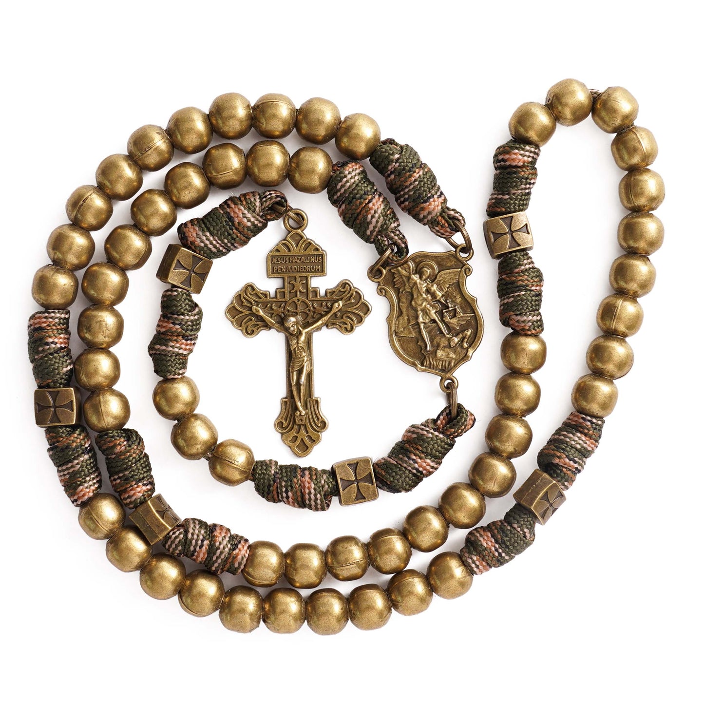 【Deal Today】Tactical Paracord Rosary – St. Michael Protection & Rugged Faith