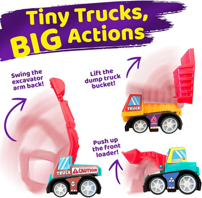 Prefilled Easter Eggs Colorful Easter Construction Truck Egg Set Amen Artisan