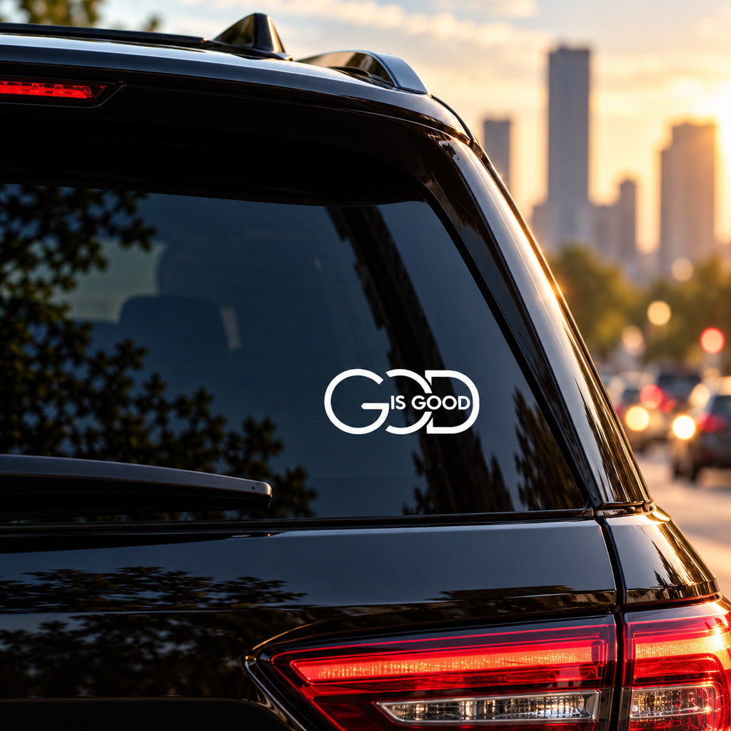 GOD IS GOOD PVC Vinyl Car Decal