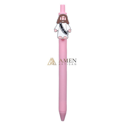 Jesus Doll Retractable Ballpoint Pen  Amen Artisan