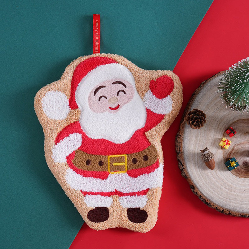 Gingerbread Christmas Hanging Hand Towel