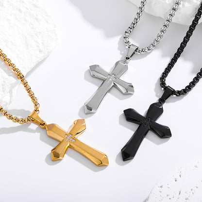 316 Stainless Steel Cross Necklace | Amen Artisian
