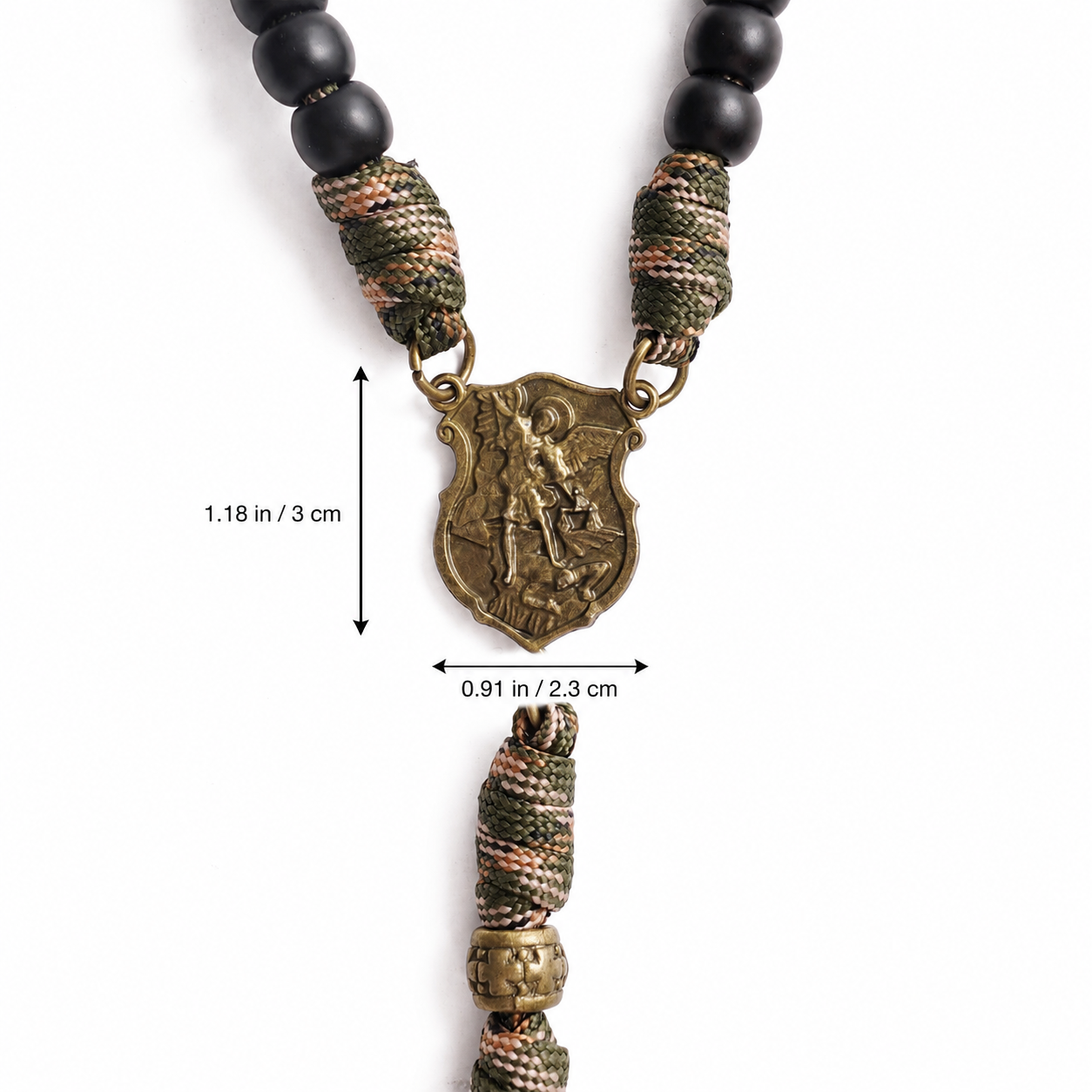 【Deal Today】Tactical Paracord Rosary – St. Michael Protection & Rugged Faith