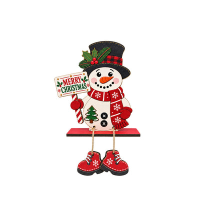 The Merry Christmas Crew — Wooden Shelf Sitters | Amen Artisian