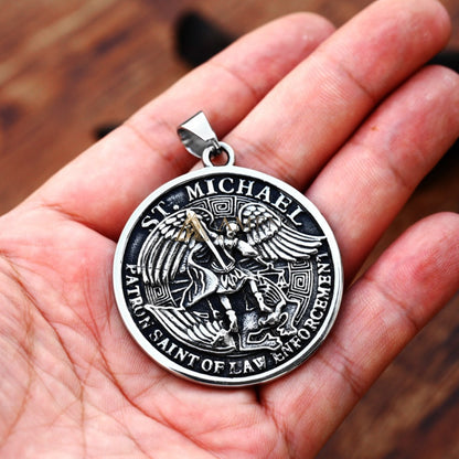 Saint Michael the Archangel Pendant Necklace Amen Artisan