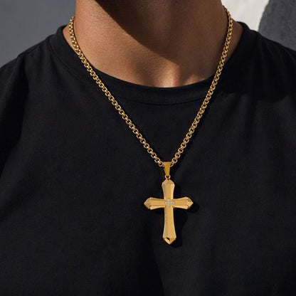 316 Stainless Steel Cross Necklace | Amen Artisian