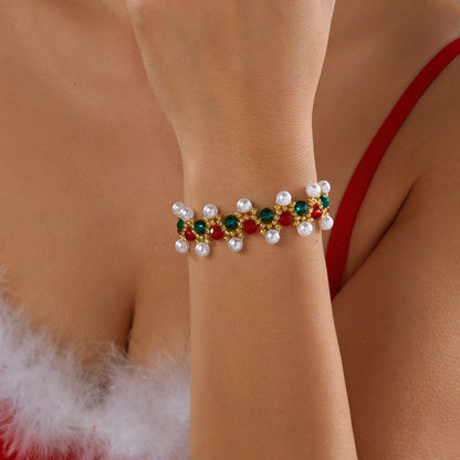 Christmas Beaded Bracelet