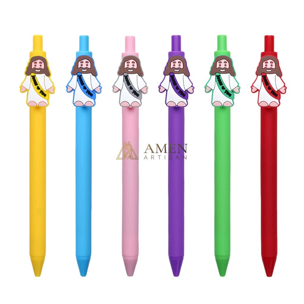 Jesus Doll Retractable Ballpoint Pen  Amen Artisan