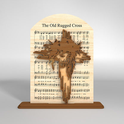 Easter Wooden Hymn Laser-Cut Figurine Amen Artisan
